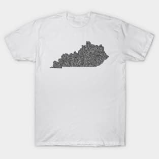 Kentucky Map T-Shirt